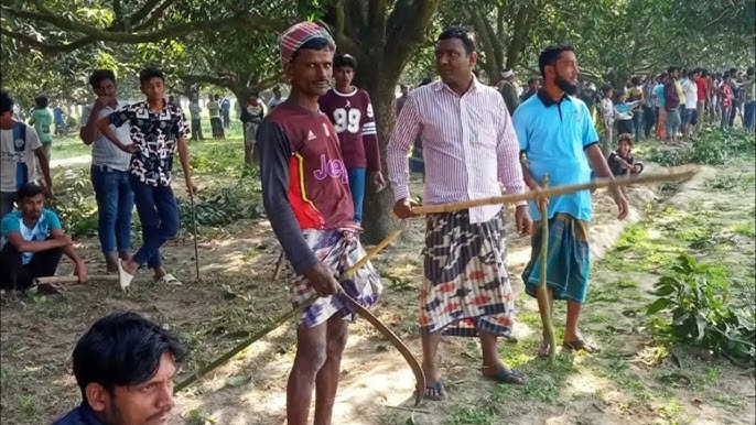 চাঁপাইনবাবগঞ্জ সীমান্তে ফের কাস্তে হাতে কৃষক বাবলু